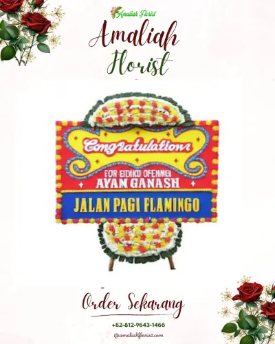 Bunga Papan Congratulation di Pamijen